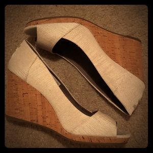 Beige Espadrilles Toms size 12